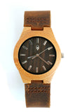Congo (small face) | Carbonized Bamboo Case Watch